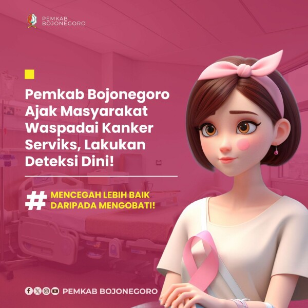 Pemkab Bojonegoro Ajak Masyarakat Waspadai Kanker Serviks, Lakukan Deteksi Dini