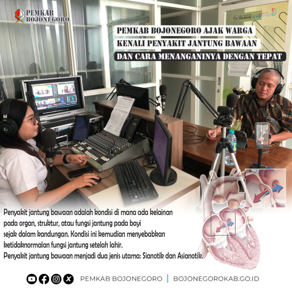 Pemkab Bojonegoro Ajak Warga Kenali Penyakit Jantung Bawaan dan Cara Menanganinya dengan Tepat
