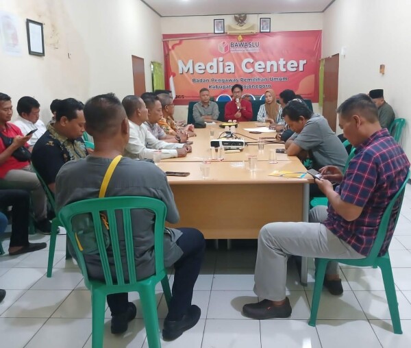 Bawaslu Gelar Rapat Gabungan Jelang Masa Tenang, Semua Pihak Bersinergi Sukseskan Pemilu 2024