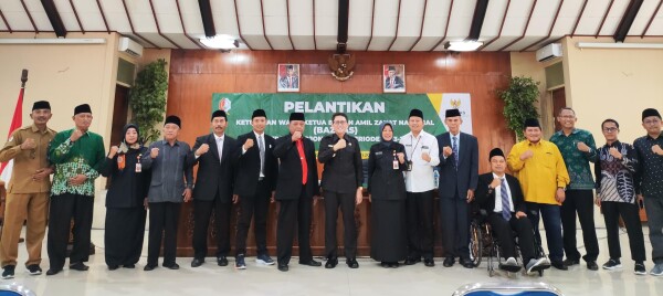 Pj Bupati Adriyanto Hadiri Pelantikan Pengurus Baznas Bojonegoro, Tingkatkan Sinergi dalam Urusan Pe