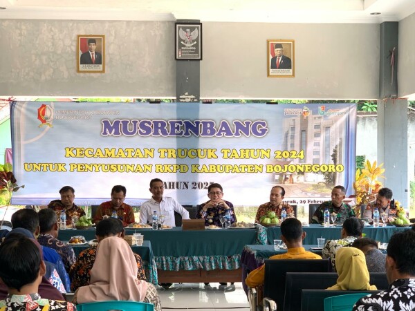 Musrenbang Kecamatan Trucuk Digelar, Pj Bupati Bojonegoro: Ciptakan Kegiatan yang Produktif
