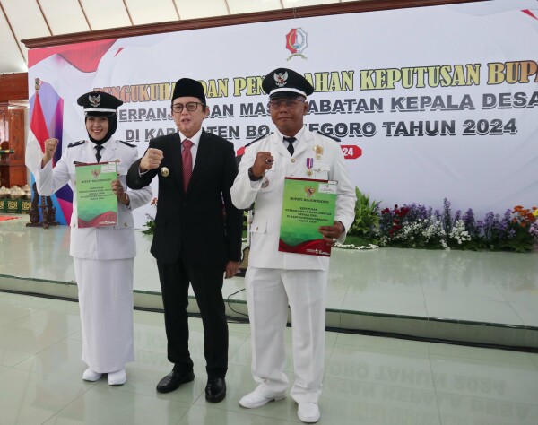408 Kades di Bojonegoro Dapat Perpanjangan Masa Jabatan, Pj Bupati Minta Tingkatkan Kinerja dan Terus Berinovasi
