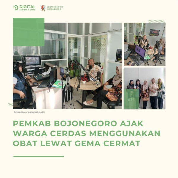 Pemkab Bojonegoro Ajak Warga Cerdas Menggunakan Obat Lewat Gema Cermat