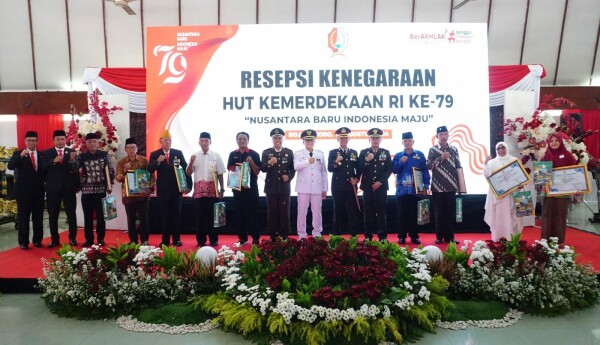 Pemkab Bojonegoro Ikuti Upacara Detik-detik Proklamasi Kemerdekaan RI di IKN Secara Virtual
