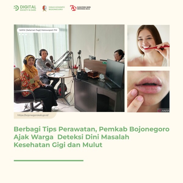 Berbagi Tips Perawatan, Pemkab Bojonegoro Ajak Warga Deteksi Dini Masalah Kesehatan Gigi dan Mulut