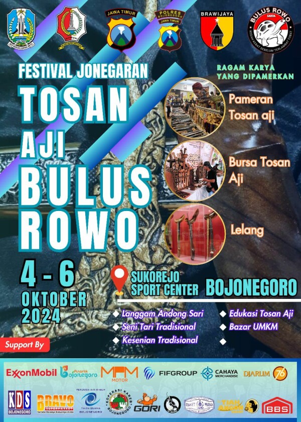 Bulus Rowo Jaya Gelar Festival Tosan Aji ‘Jonegoroan’ se-Jatim