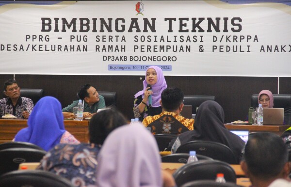 Dinas P3AKB Bojonegoro Gelar Bimtek Percepatan Pengarusutamaan Gender untuk Pembangunan Daerah
