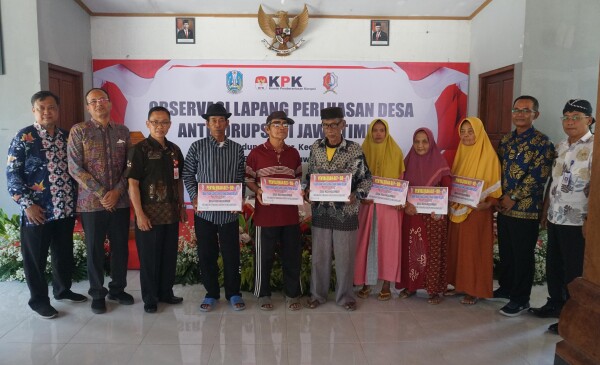 Masuk Nominasi Desa Antikorupsi, Kedungsumber Sambut Tim Penilai Lapang Provinsi Jatim