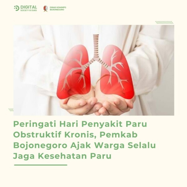 Peringati Hari Penyakit Paru Obstruktif Kronis, Pemkab Bojonegoro Ajak Warga Selalu Jaga Kesehatan Paru