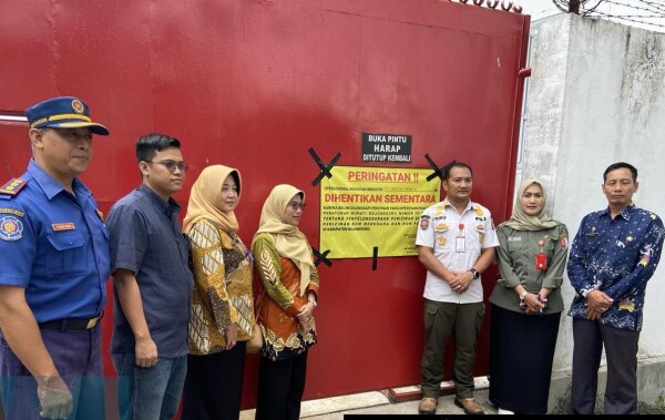Belum Lengkapi Izin, Satpol PP Bojonegoro Hentikan Sementara Kegiatan Produksi Pabrik PT Sata Tec Indonesia