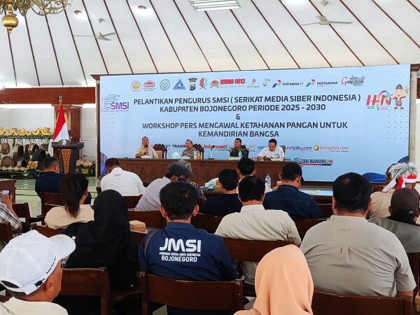 Pemkab Bojonegoro dan SMSI Gelar Workshop, Siap Bersinergi Kawal Ketahanan Pangan
