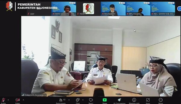 Pemkab Bojonegoro dan BPS Gelar Webinar Literasi Statistik, Wujudkan Data Berkualitas untuk Pembangunan