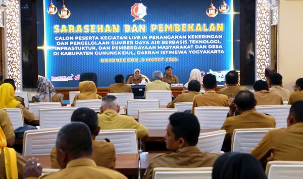 Pemkab Bojonegoro Bekali Kepala Desa Sebelum Belajar ke Gunungkidul untuk Tangani Kekeringan Berbasis Inovasi