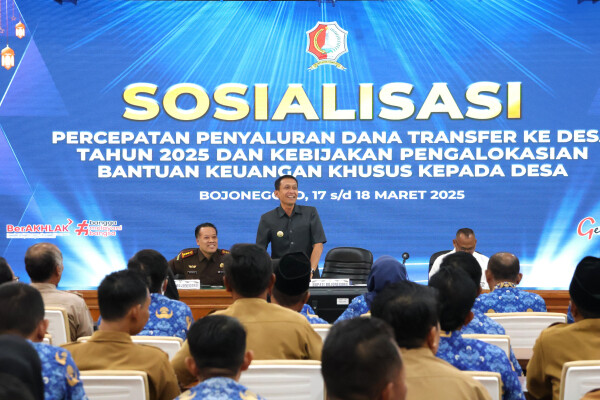 Pemkab Bojonegoro Sosialisasi BKK Desa 2025, Bupati Wahono Tekankan Pengentasan Kemiskinan dan Peningkatan IPM
