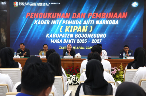 Pemkab Bojonegoro Kukuhkan Pengurus KIPAN 2025-2027, Wabup Nurul Azizah Tekankan Sinergi Memerangi Narkoba