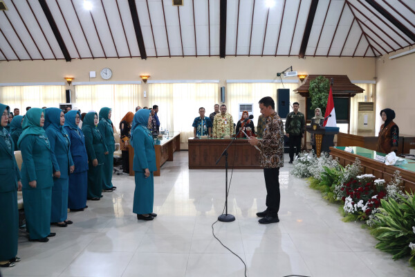 Bupati Setyo Wahono Kukuhkan Pengurus TP PKK Bojonegoro 2025-2030, Ajak Bergerak Aktif Entaskan Kemiskinan dan Tekan Stunting