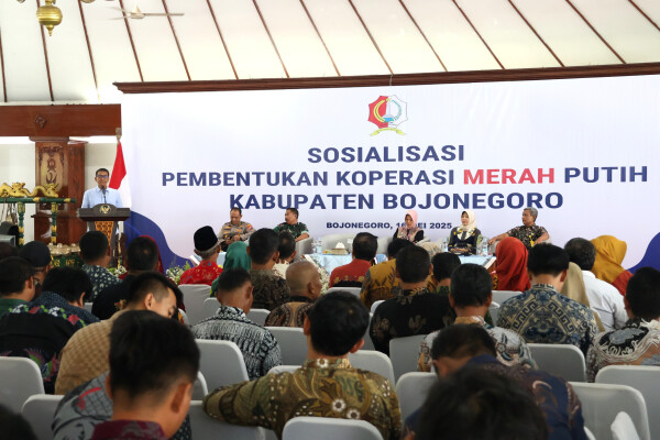 Dukung Penuh Program Presiden Prabowo, Pemkab Bojonegoro Percepat Pembentukan Koperasi Merah Putih