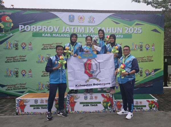 Kontingen Bojonegoro Borong 2 Emas 1 Perak dan 7 Perunggu, Semangat Terus Menyala di Porprov Jatim 2025
