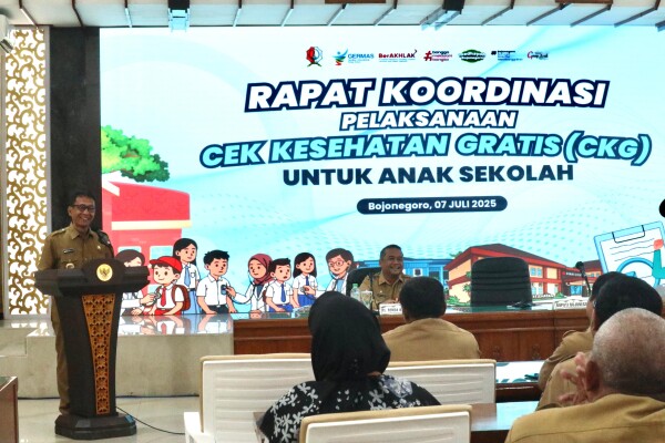 Wujudkan Generasi Sehat, Pemkab Bojonegoro Akan Jemput Bola Cek Kesehatan Gratis Anak Sekolah