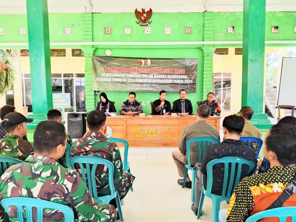 Dorong Kekuatan Ekonomi Desa, Pemkab Bojonegoro Berkolaborasi dengan TNI Gelar Pelatihan BUM Desa