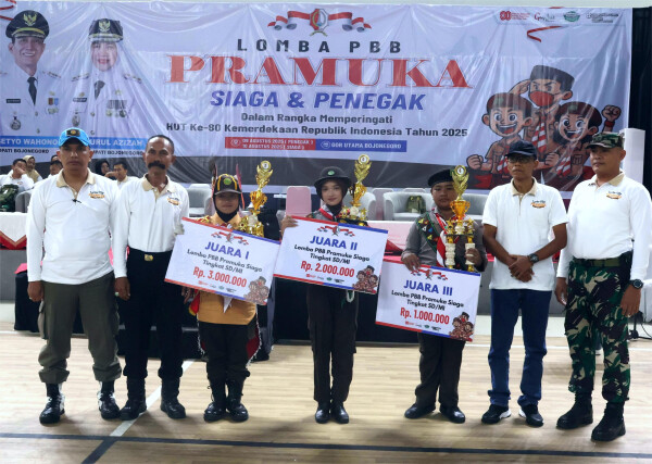 Lomba PBB Regu Pramuka Bojonegoro Jenjang Siaga hingga Penegak Berakhir, Berikut Daftar Pemenangnya