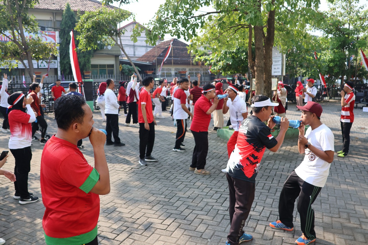Rajut Kebersamaan dalam Rangka HUT Ke-80 RI, Dinkominfo Bojonegoro Gelar Aneka Lomba Agustusan