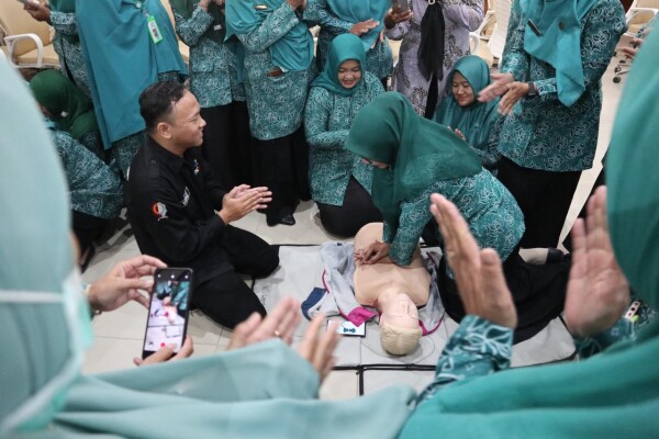 Dinkes Bojonegoro Bekerjasama dengan TP PKK Kabupaten Bojonegoro Gelar Workshop Kegawatdaruratan dan BHD