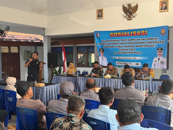 Pemkab Bojonegoro Ajak Masyarakat Malo Kenali Bahaya Rokok Ilegal