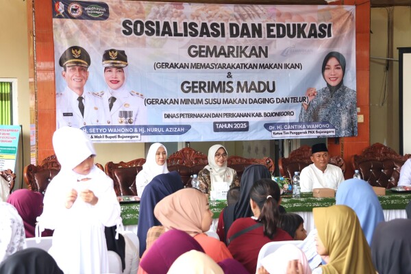 Pemkab Bojonegoro Ajak Warga Gemarikan dan Gerimis Madu untuk Cegah Stunting