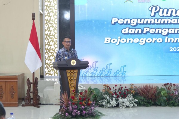 Bojonegoro Innovative Award Digelar, Bupati Wahono Dorong Para Inovator Terus Kembangkan Potensi Lokal