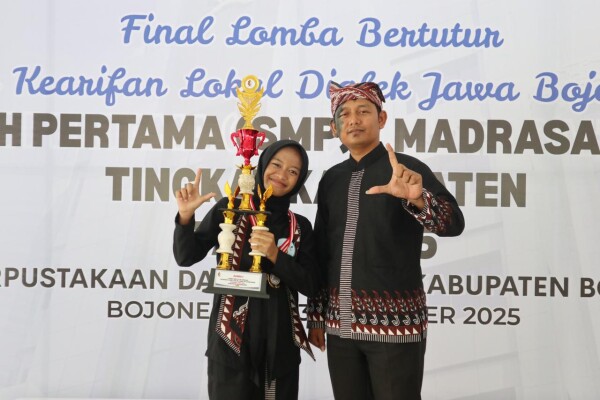 Nyafica Jesica Putri Juara 1 Lomba Bertutur Tingkat Kabupaten Bojonegoro, Tak Pegang Ponsel Agar Fokus Latihan