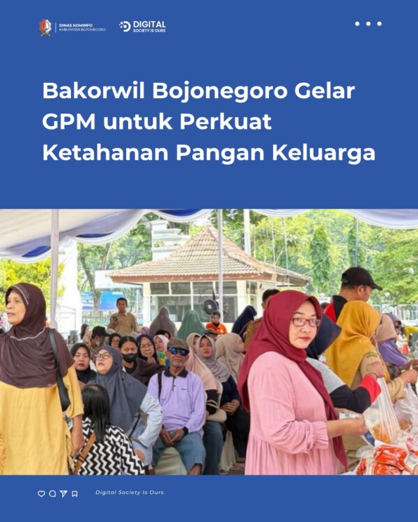 Bakorwil Bojonegoro Gelar GPM untuk Perkuat Ketahanan Pangan Keluarga