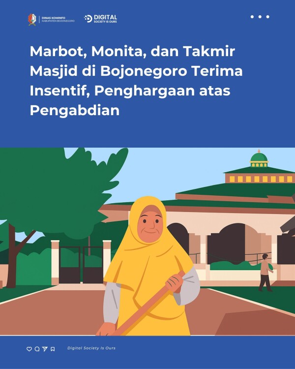 Marbot, Monita, dan Takmir Masjid di Bojonegoro Terima Insentif, Penghargaan atas Pengabdian