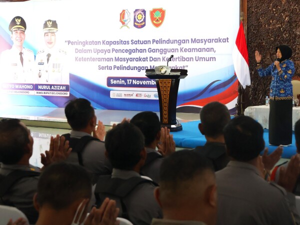 Satpol PP Terus Tingkatkan Kapasitas Ratusan Petugas Linmas, Dorong Sukseskan Program Prioritas Pemkab Bojonegoro