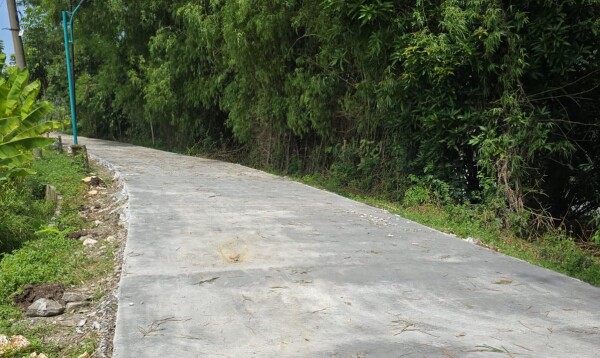 Pembangunan Jalan Cor Beton di Desa Prangi-Padangan Rampung Tahap I, Dorong Pengentasan Kemiskinan