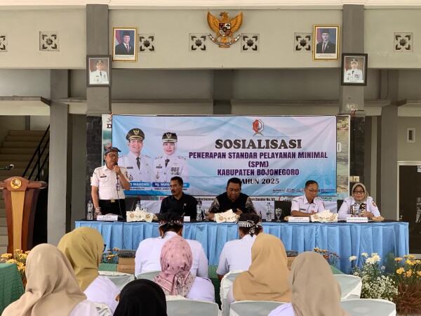 Sosialisasi ke Kades dan Lurah, Pemkab Bojonegoro Terus Dorong Peningkatan Standar Pelayanan Publik