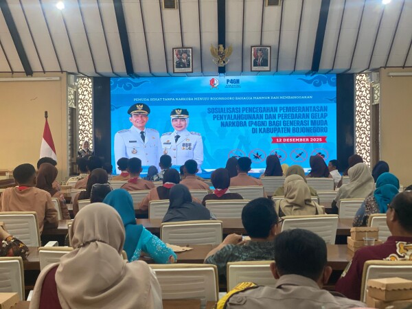 Bakesbangpol Bojonegoro Gelar Sosialisasi P4GN, Siapkan Strategi ke Sekolah untuk Kampanye Berantas Narkoba