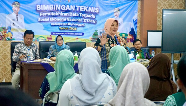 Pemkab Bojonegoro Gelar Bimtek Pemutakhiran DTSEN, Jadi Fondasi Pelaksanaan Pembangunan