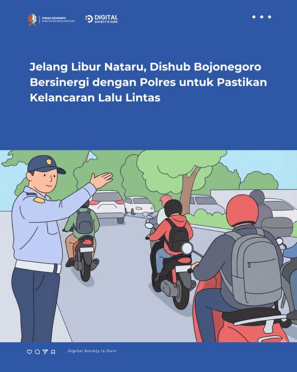 Jelang Libur Nataru, Dishub Bojonegoro Bersinergi dengan Polres untuk Pastikan Kelancaran Lalu Lintas