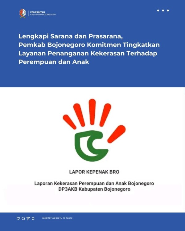 Lengkapi Sarana dan Prasarana, Pemkab Bojonegoro Komitmen Tingkatkan Layanan Penanganan Kekerasan Terhadap Perempuan dan Anak