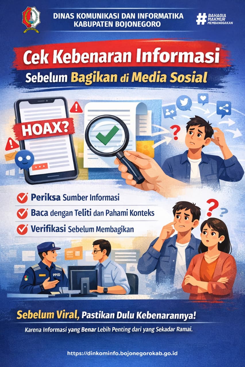Dinkominfo Bojonegoro Ajak Masyarakat Bijak Bermedia Sosial dan Cek Kebenaran Informasi