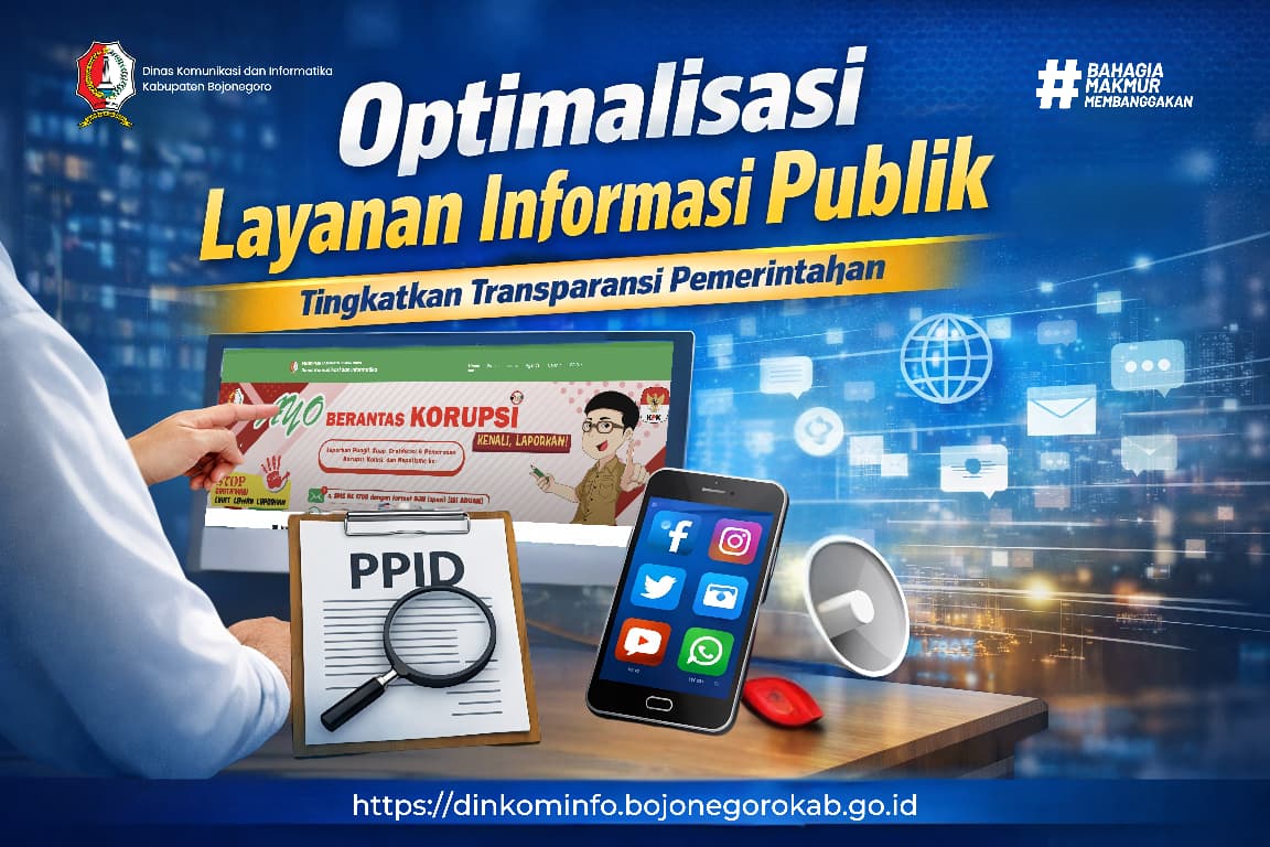 Informasi Publik Lebih Mudah dan Terbuka Bersama Kominfo Bojonegoro