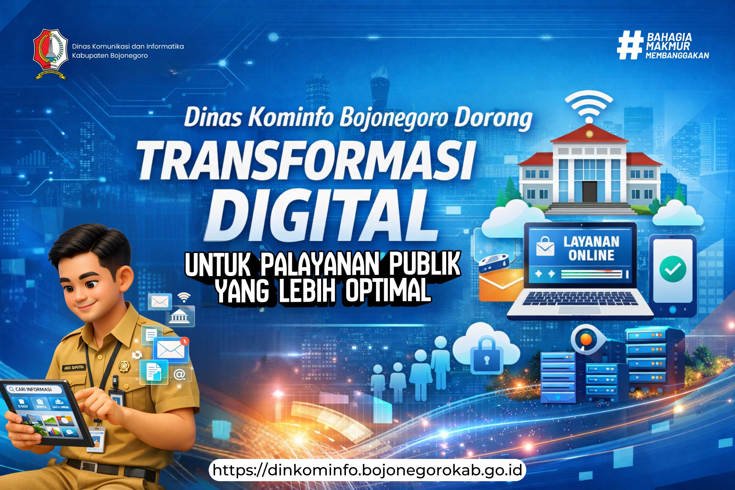 Dinas Kominfo Bojonegoro Dorong Transformasi Digital untuk Pelayanan Publik Lebih Optimal