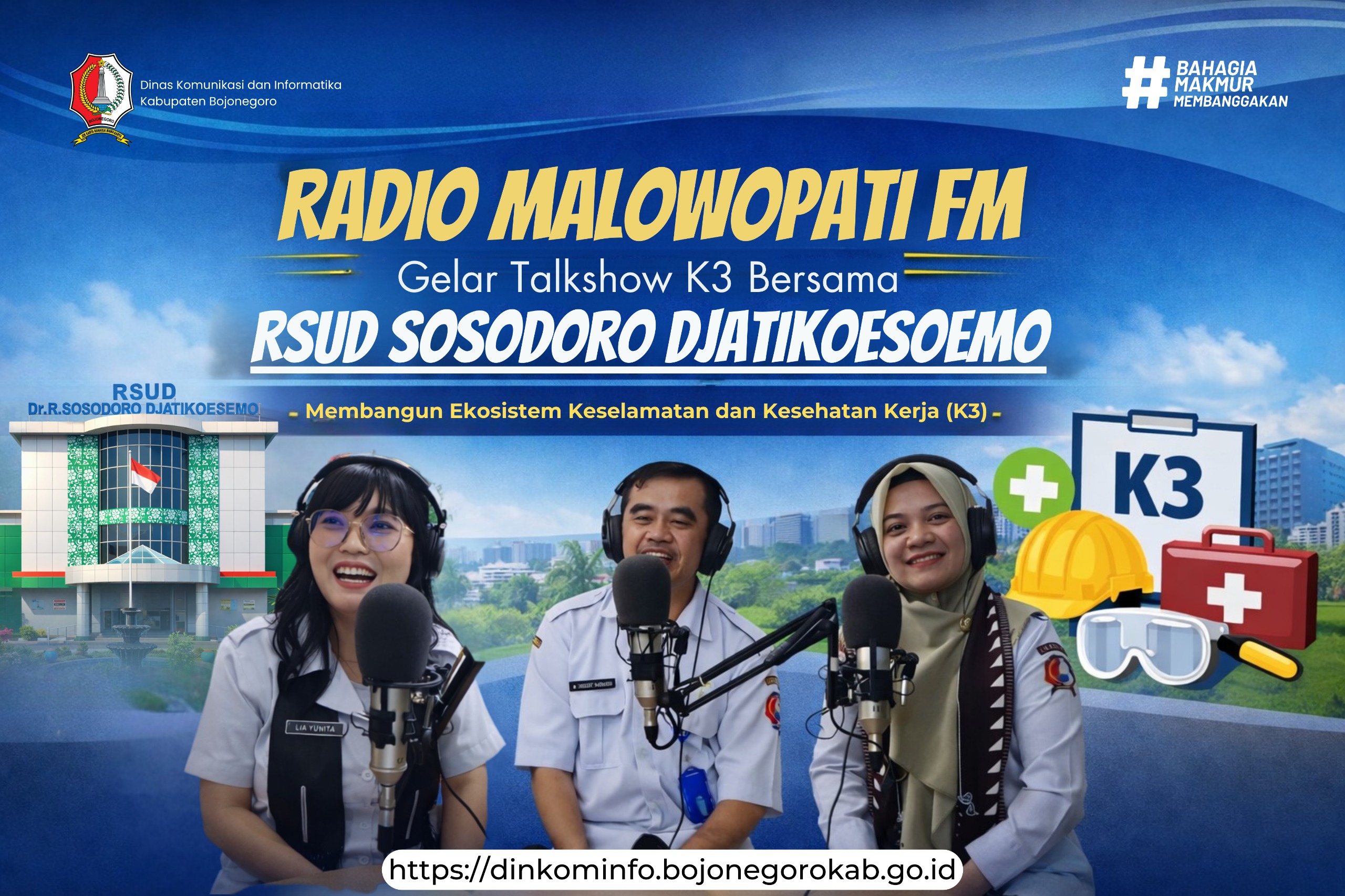 Radio Malowopati FM Gelar Talkshow K3 Bersama RSUD Dr. R. Sosodoro Djatikoesoemo