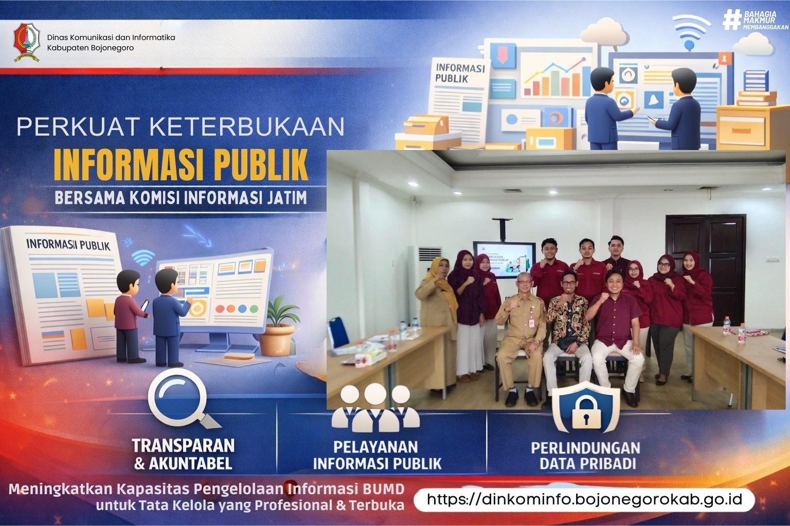 PT ADS Perkuat Keterbukaan Informasi Publik Bersama Komisi Informasi Jatim