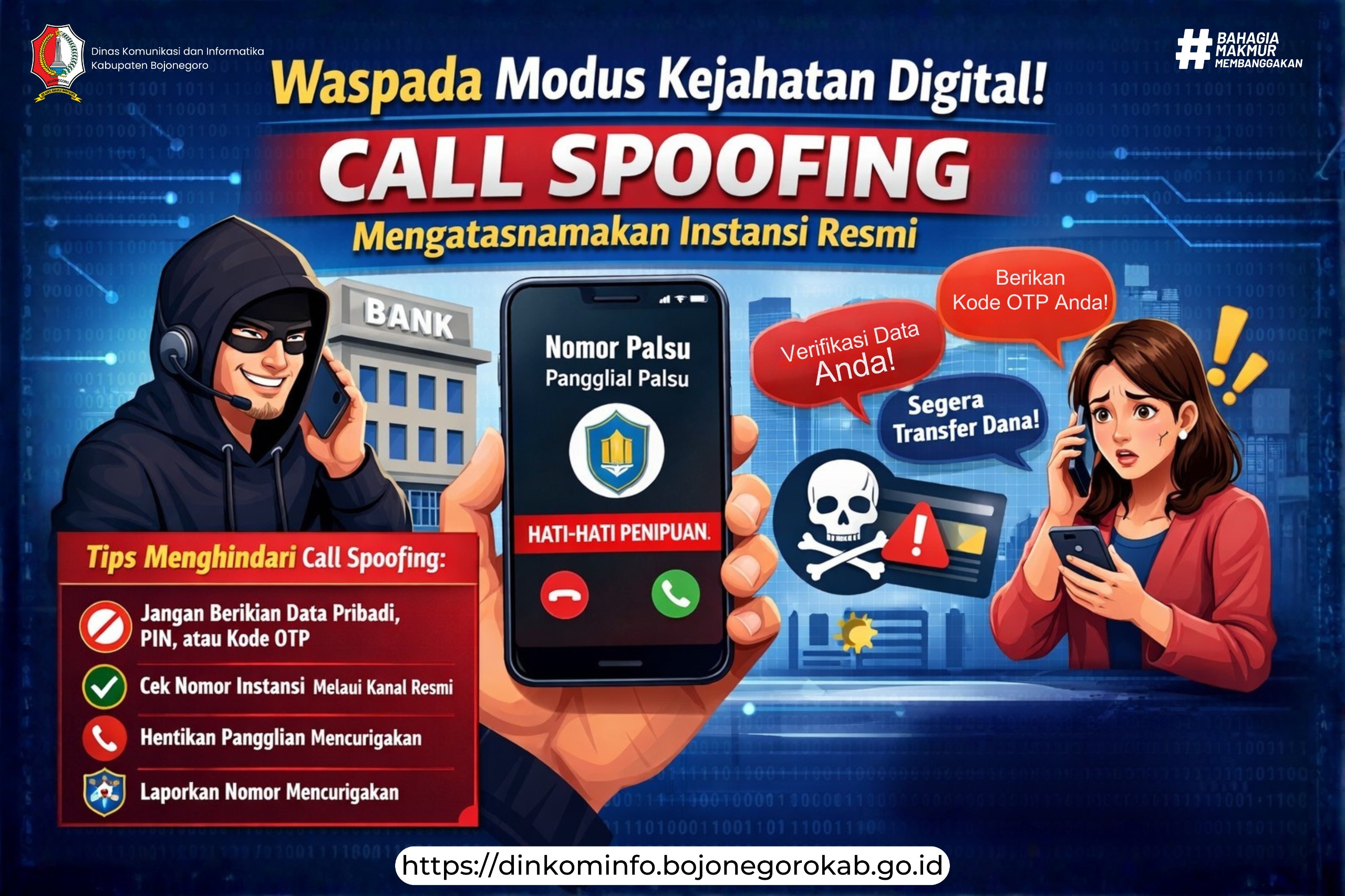 Waspada Modus Kejahatan Digital: Call Spoofing Mengatasnamakan Instansi Resmi