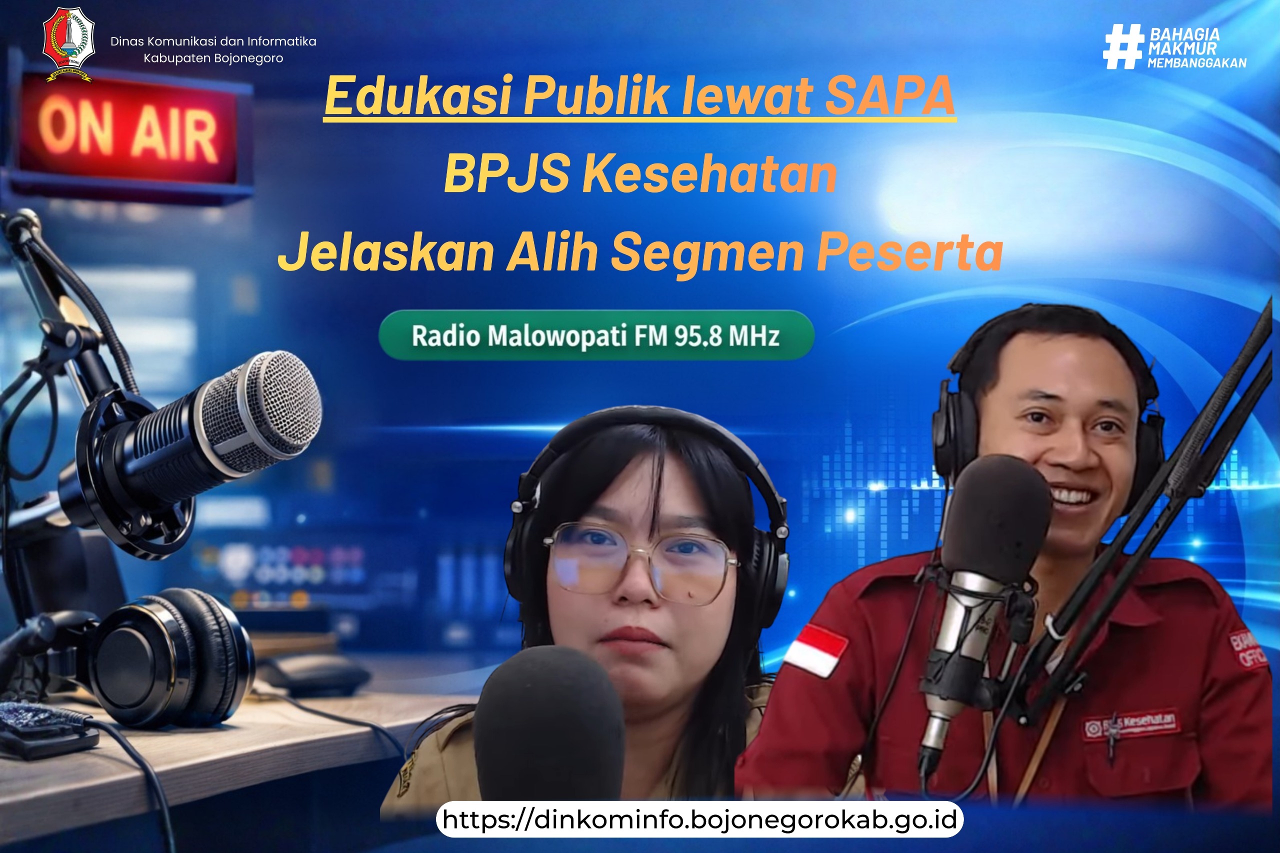 Edukasi Publik Lewat SAPA Radio Malowopati FM: BPJS Kesehatan Sosialisasi Cara Alih Segmen Peserta