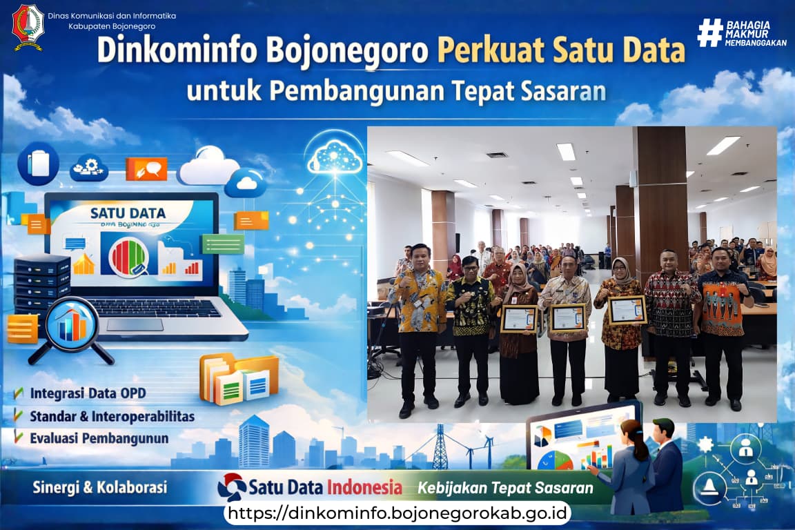 Dinkominfo Bojonegoro Perkuat Satu Data untuk Pembangunan Tepat Sasaran