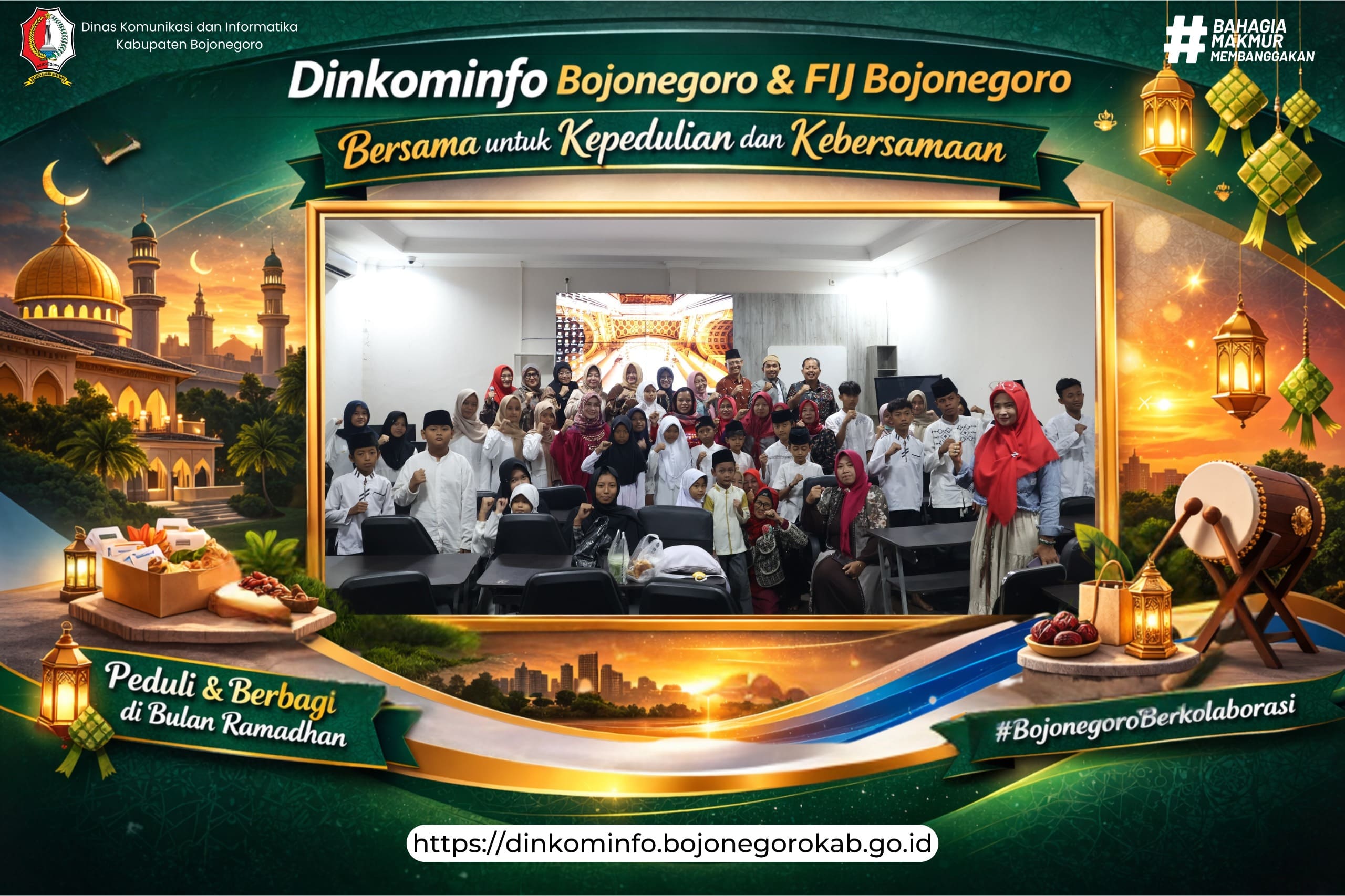 Dinkominfo Bojonegoro Dukung Aksi Sosial FIJ, Perkuat Sinergi IKM dan Pemerintah