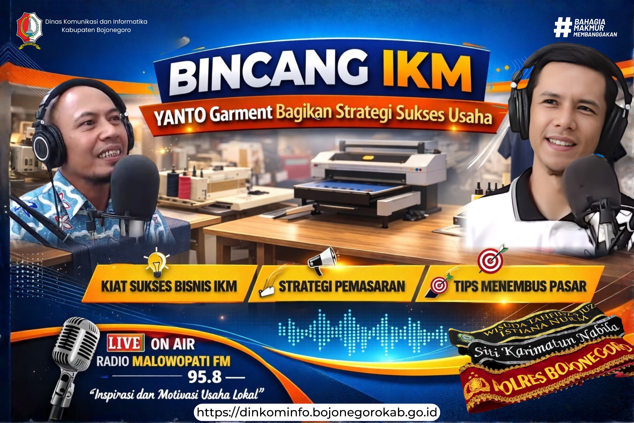 Bincang IKM Radio Malowopati FM: YANTO Garment Bagikan Strategi Sukses Usaha